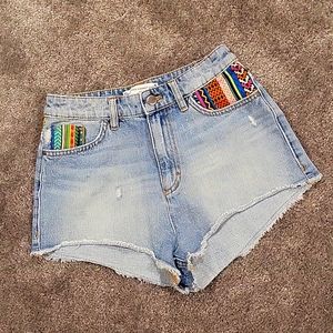 H&M Fashion Against AIDS Denim Shorts